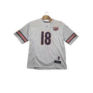 Nike Chicago Bears Williams #18 NFL Football Jersey White/Navy/Orange Size XXL